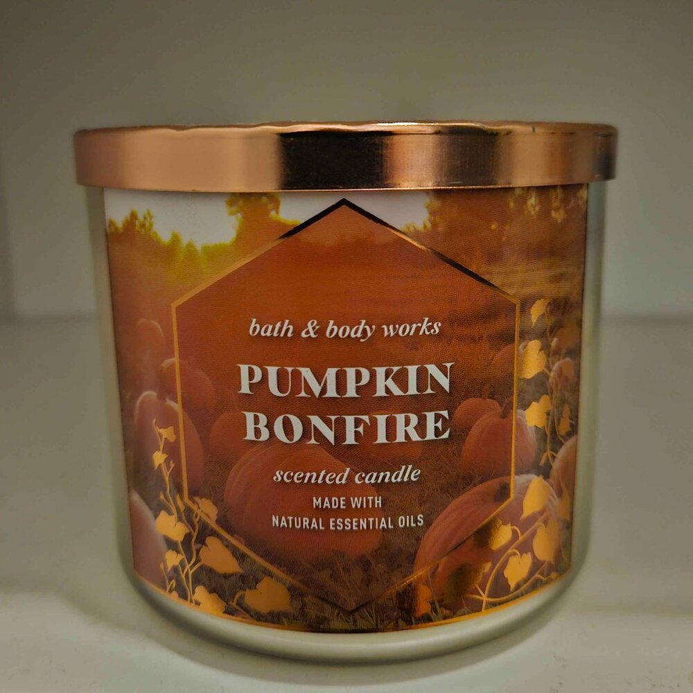 Bath & Body Works Pumpkin Bonfire Candle
